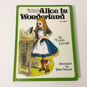 Vintage 1978 Alice in Wonderland in Color Illustrated Hardcover Book